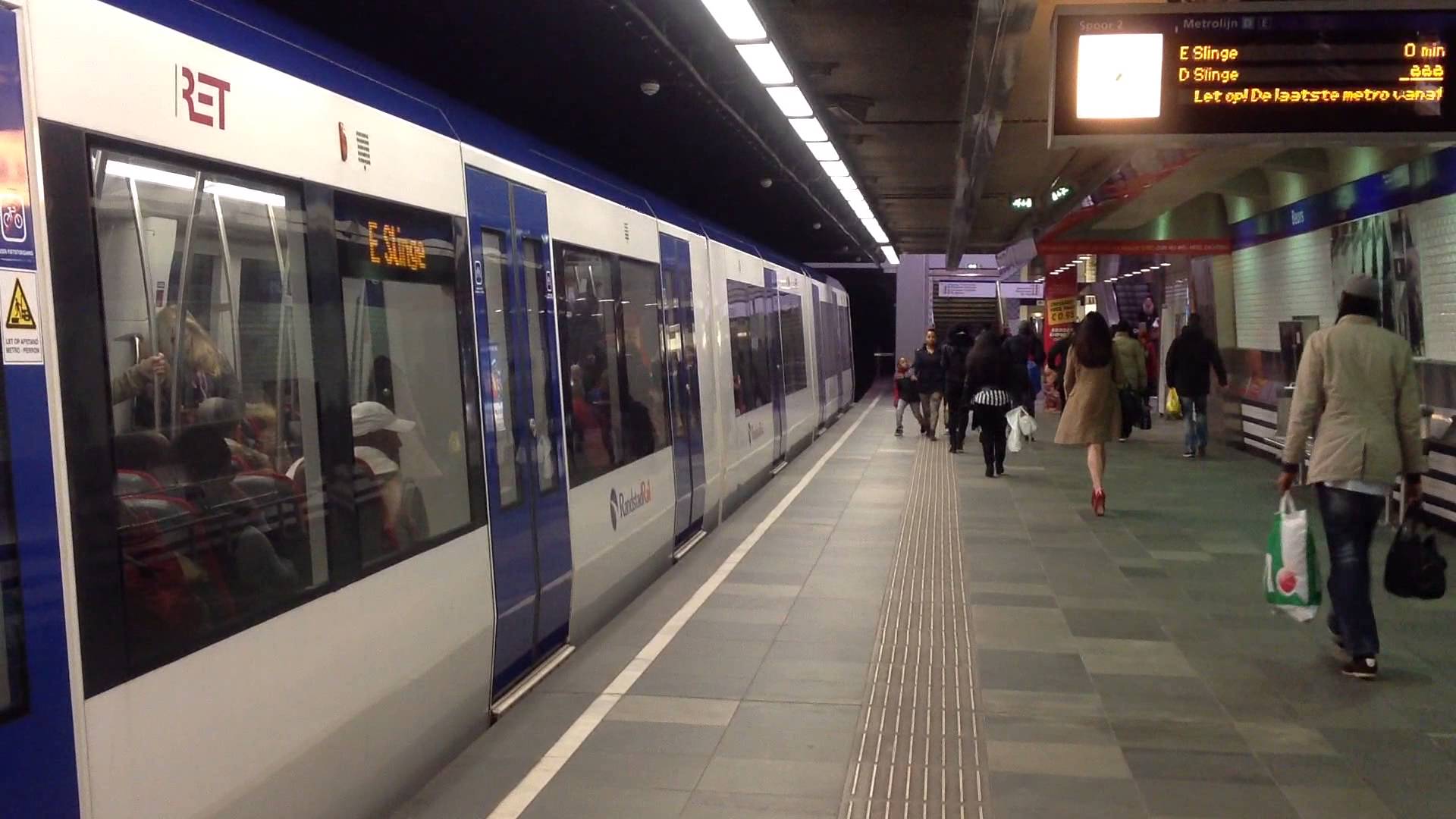 Metrostation Beurs anno ± 2014